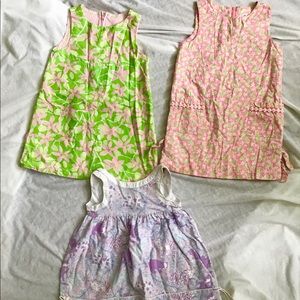 Lily Pulitzer Bundle of 3 Dresses